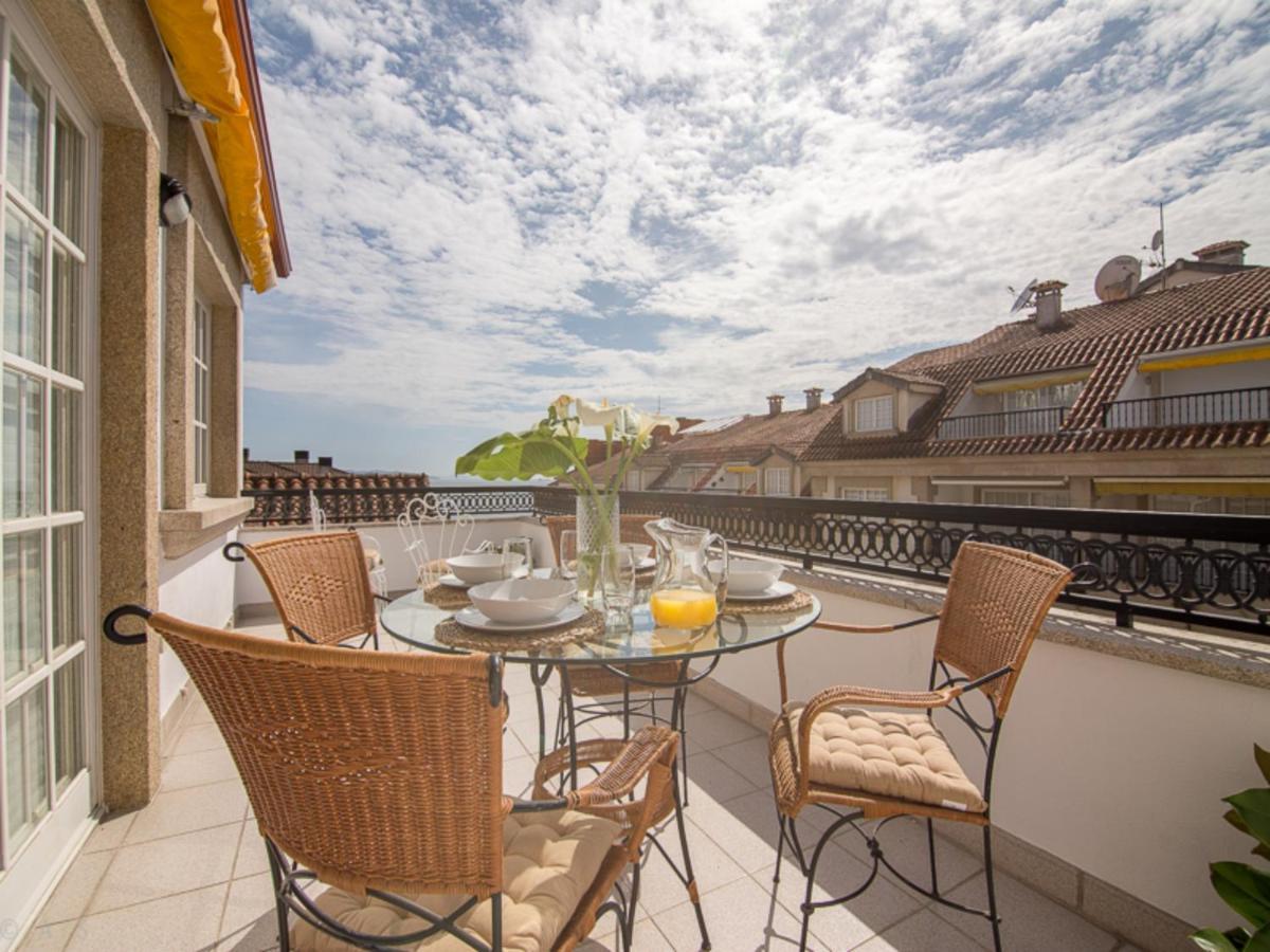 Appartement Desconectaengalicia Atico Vidal Rocha, Terraza Y Vistas à Sanxenxo Extérieur photo