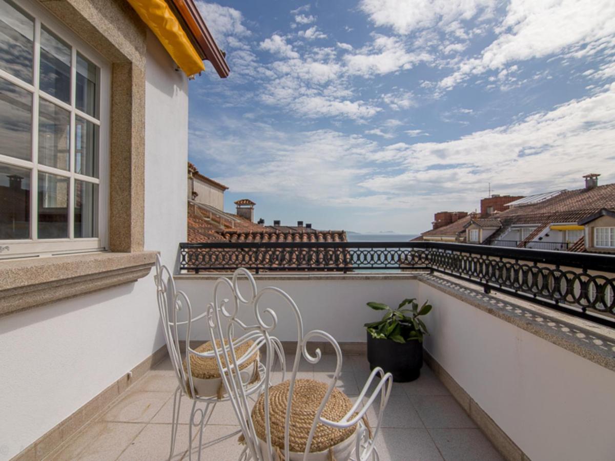 Appartement Desconectaengalicia Atico Vidal Rocha, Terraza Y Vistas à Sanxenxo Extérieur photo