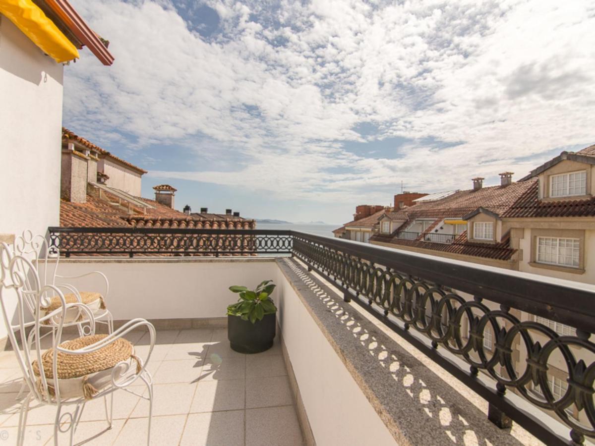 Appartement Desconectaengalicia Atico Vidal Rocha, Terraza Y Vistas à Sanxenxo Extérieur photo